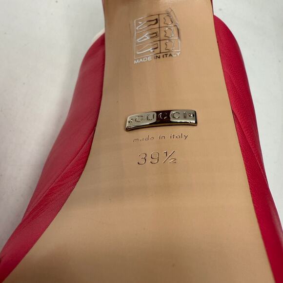 Gucci GG Stud Platform Malaga Kid Rhodamine Pink Size 39.5 US 9.5 - Picture 13 of 14